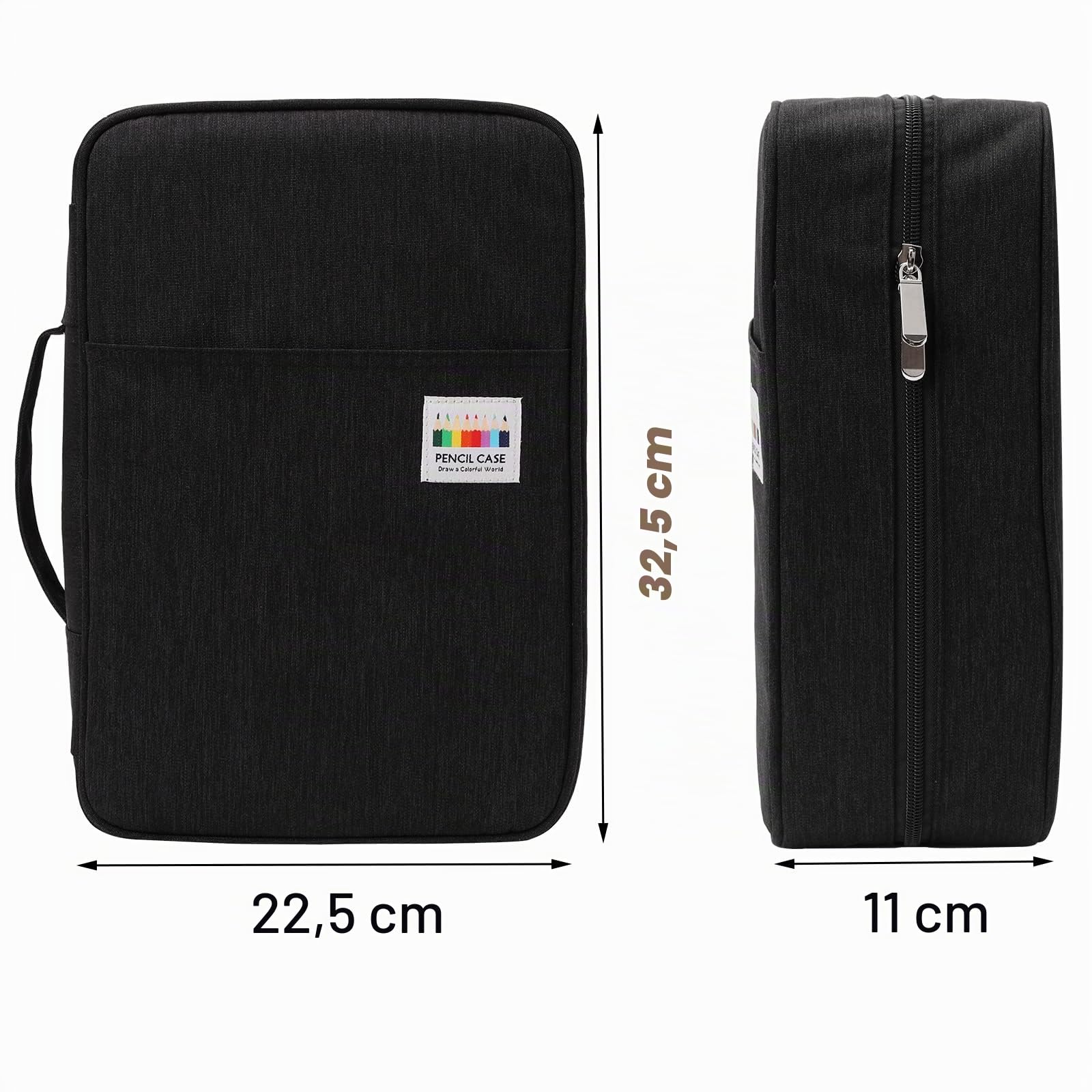 JAKAGO Astuccio per Matite da Disegno,Astucci di Grande Capacità per Contenere 304 Matite Colorate,Borsa per Cancelleria Impermeabile per Pittura Portatile,Ottimo Regalo per Studenti Artisti