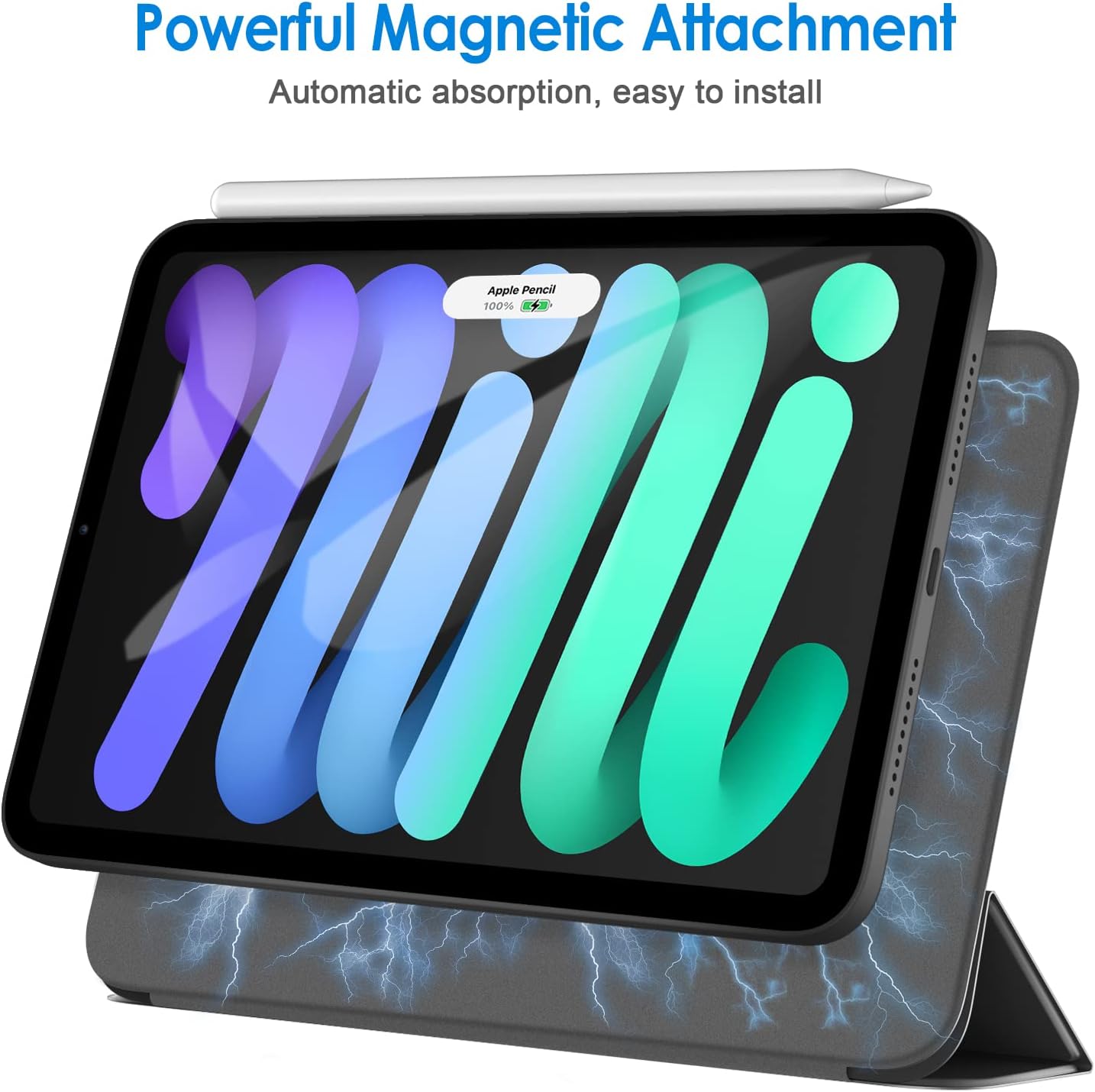 JETech Magnetic Case for iPad mini (A17 Pro, 2024 Model, 7th Generation) / mini 6 (2021 Model, 6th Generation) - Image 4