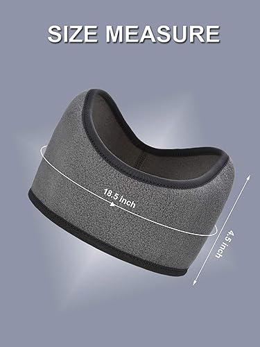 Miniatura 3 de Boao 2 diademas de invierno de forro polar para adultos y niños para uso en invierno