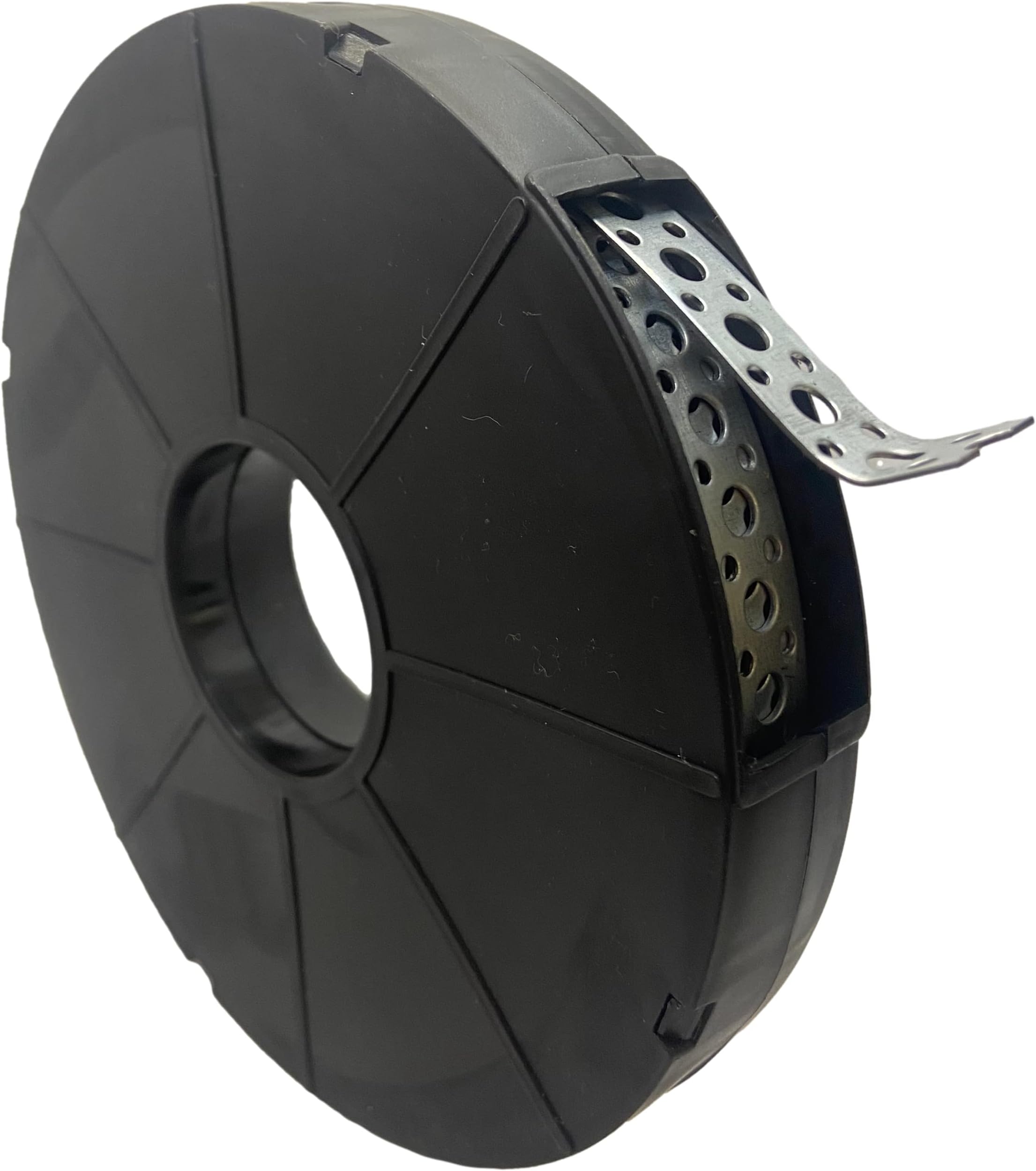 LLB - Galvanised Steel Fixing Strap | 10 Meter Long Heavy Duty Builders Band | Corrosion Resistant | Multipurpose and Easy to Cut | Light Weight, Silver Alloy Steel, 12mm Width