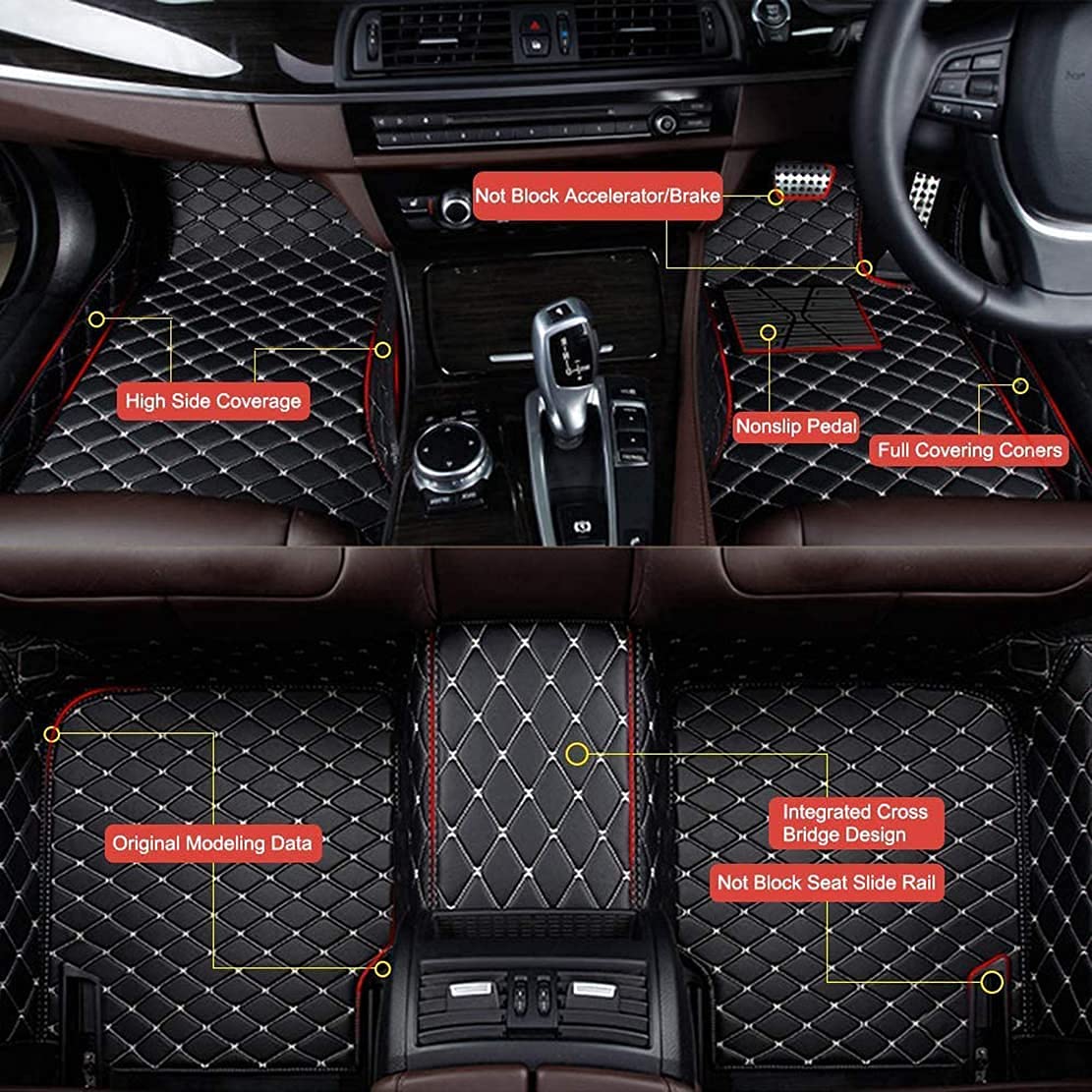 Auto Tappetini Su Misura In Pelle Per M AZAD MX-5 2009-2016 2017(LHD),Tappetino Tappeto Antiscivolo Copertura Completa Abitacolo Impermeabile Protezione 3D Moquette Accessori