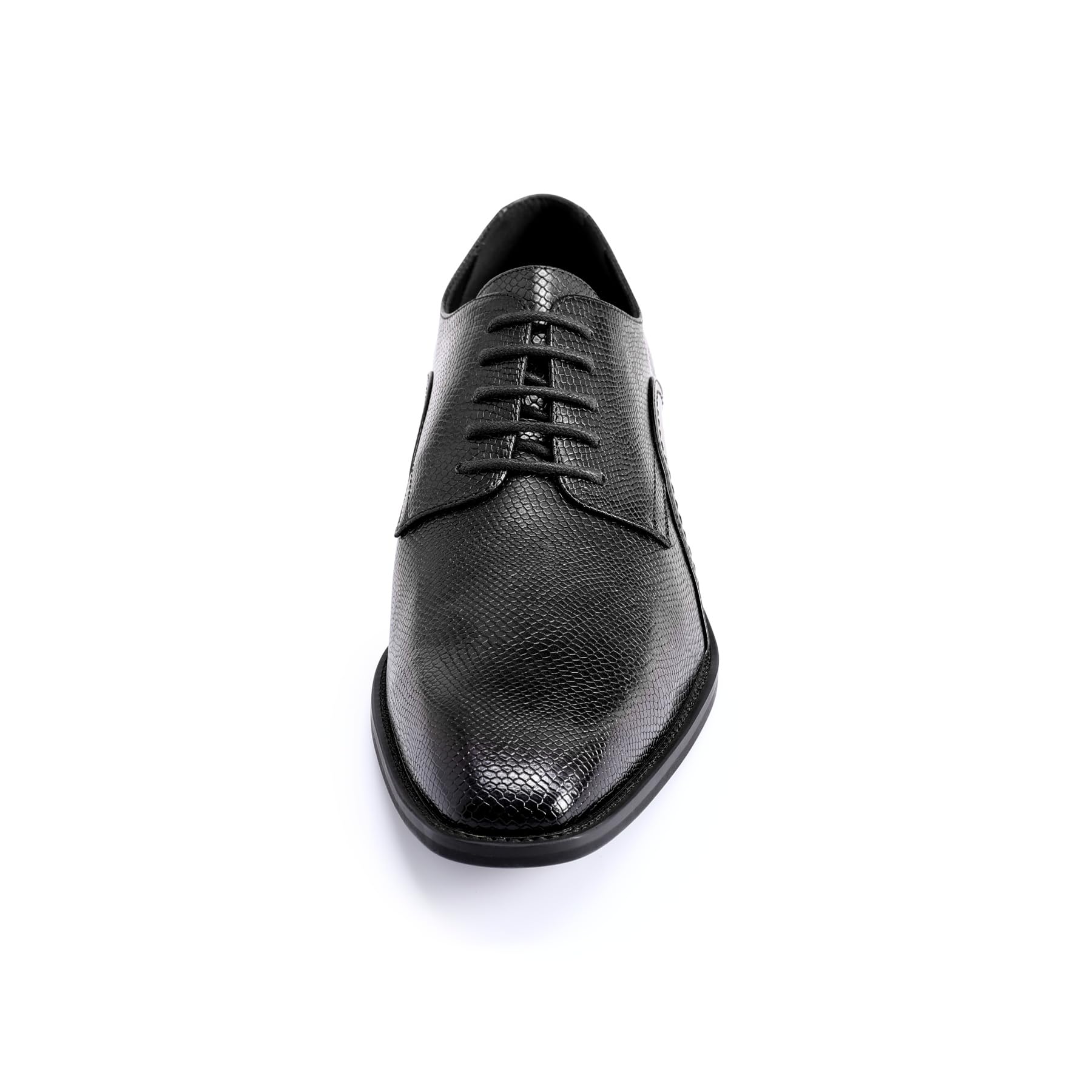 YFFUSHI Zapatos Derby Hombre con Cordones y Estampado de Serpiente Calzado Formal Elegante para Negocios Bodas y Trabajo