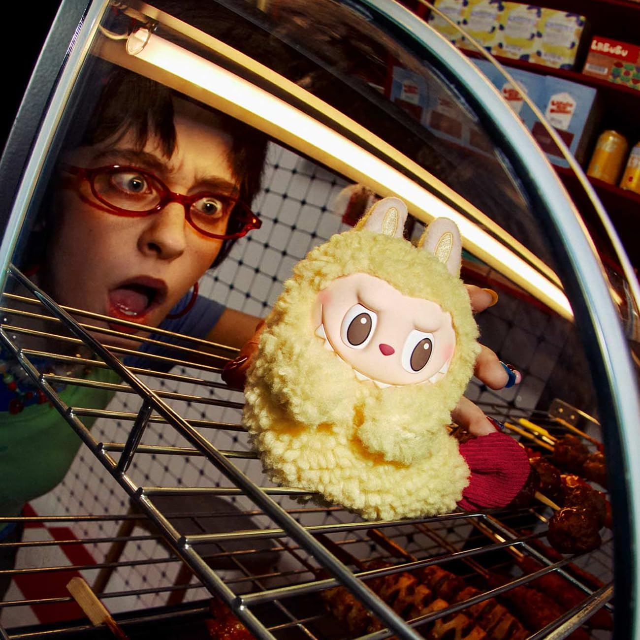 Labubu イヤホンケース　ラブブ　エビフライ LABUBU ラブブ WackyMart エビフライ イヤホンケース - メルカリ