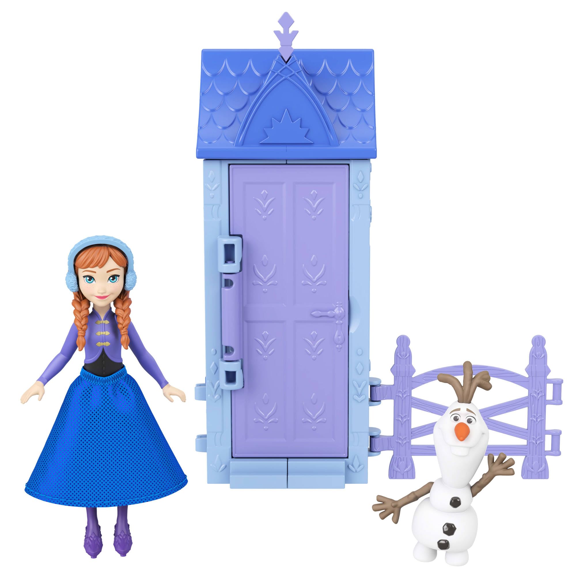 Mattel Disney Frozen Anna or Elsa Playset with 5 Surprises Including Small Doll - Image 2