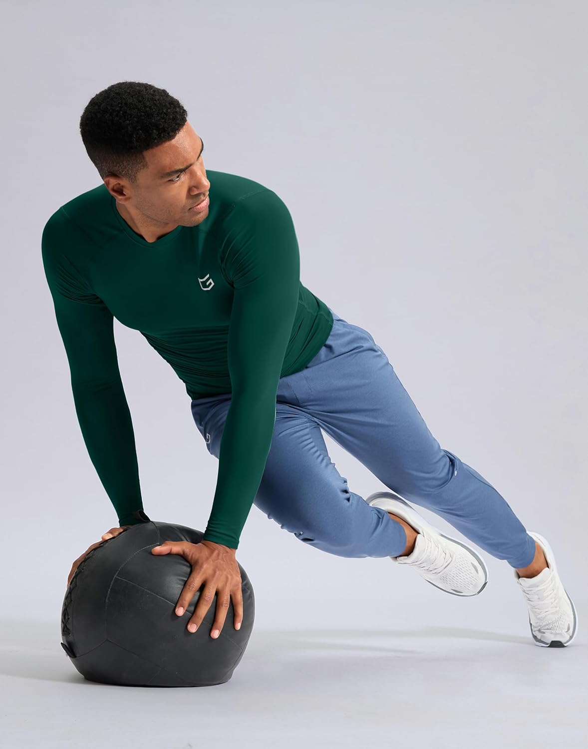 G Gradual Mens Compression Shirt Long Sleeve Moisture Wicking Running Gym Shirts for Men Athletic Workout Base Layer T-Shirt - Image 7