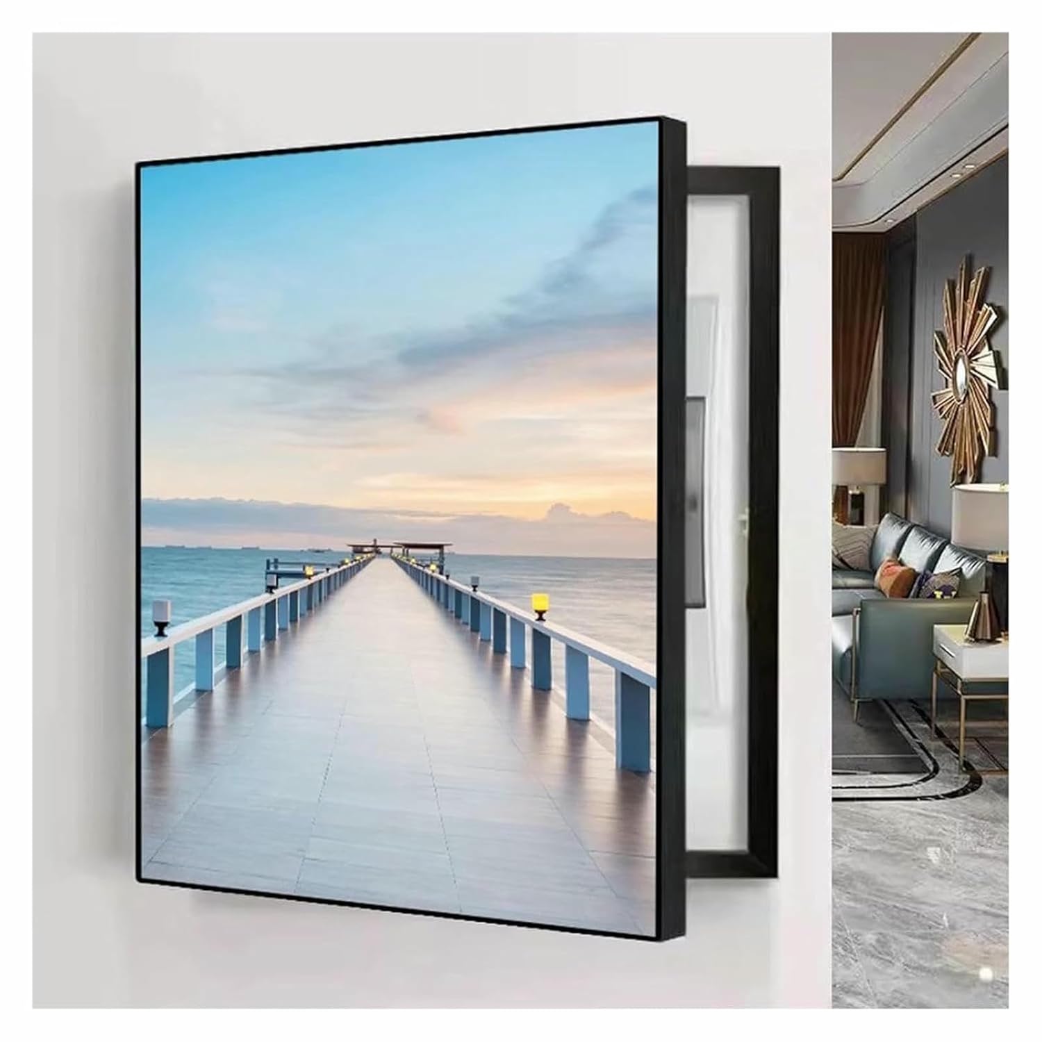 Circuit Breaker Box Decorative Panel Cover Electrical Panel Cover Creativity Flip Cover Meter Box Decorative Painting Creative