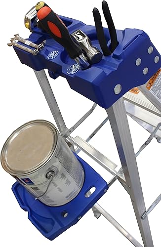 Miniatura 6 de LITE Escalera de aluminio de 8 pies, capacidad de 250 libras, tipo I, LP-2111-08