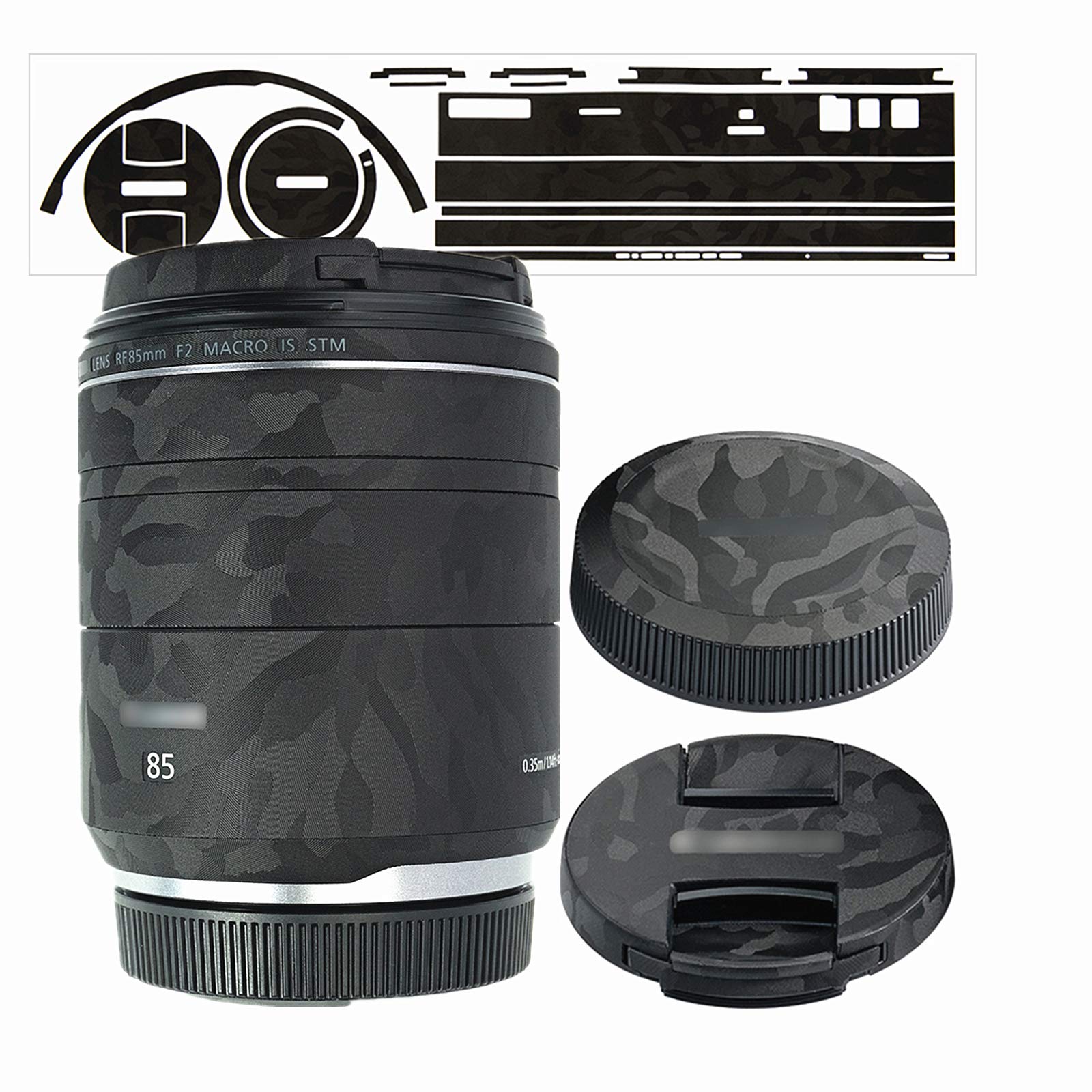 Amazon | レンズ 保護レザーフィルム Canon RF 85mm F2 Macro IS STM 