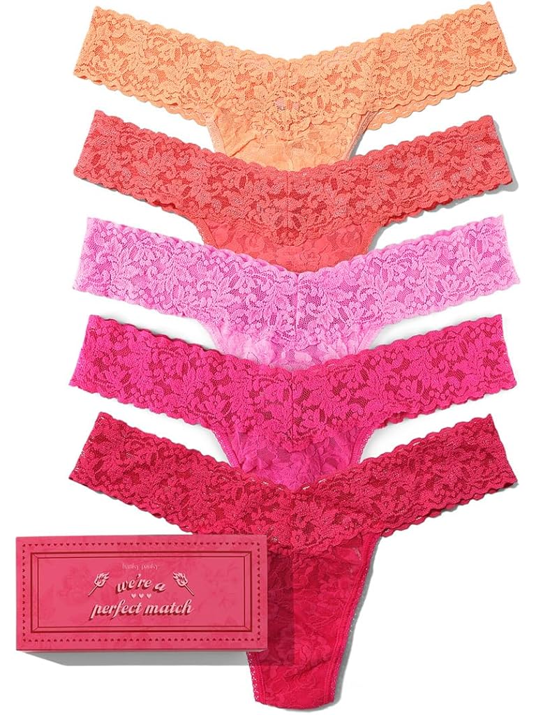 Multi Hanky Panky Signature Lace Low Rise Thong 5 Pack