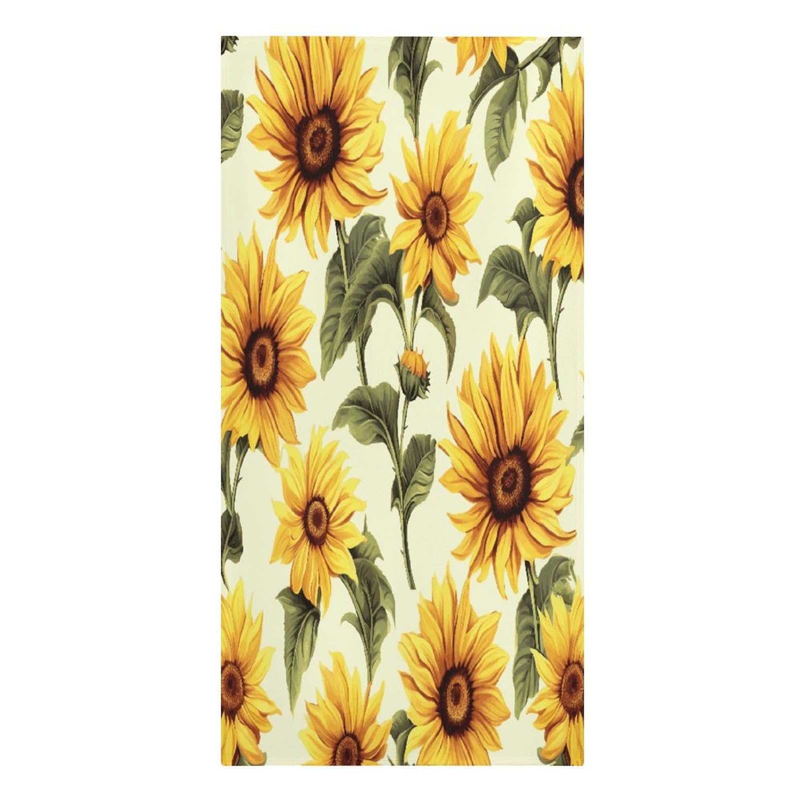 Adfgyerh Women's Style Summer Sunflower Microfiber Sand Free Towels Large Quick-Dry. Beach Towel For Swimming Pool Camping Beach .Beach Accessories， They Are Essential Accessories For Adults, And Men, Vacation Gift