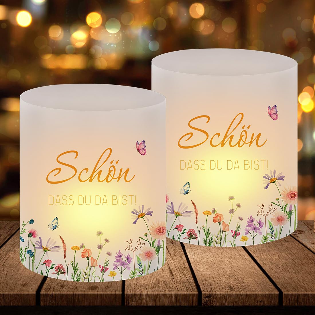 weihnachtskugeln grün gold Set mit 2 (H12 cm) Gatsby Tropfen - Baumschmuck & Kugeln Christbaumkugeln glas