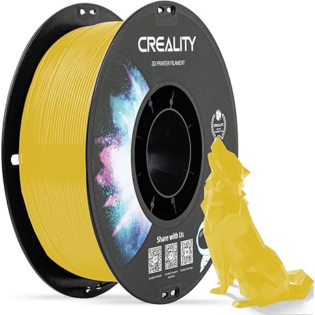 Creality PETG 3D Printer Filament: Your Path to Durable 3D Creations in Vibrant Yellow