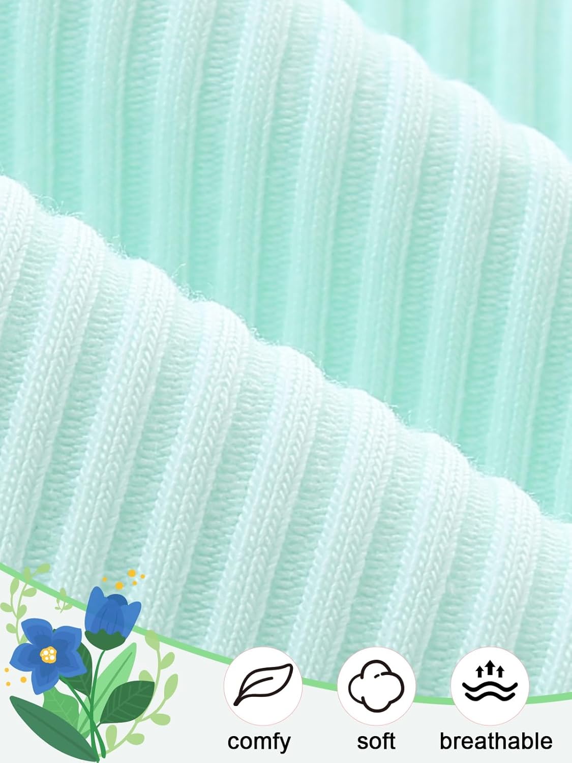 Newborn Baby Girl Outfits Clothes Cute Long Sleeve Ruffle Romper Floral Pants Headband Set 0~12M - Image 6