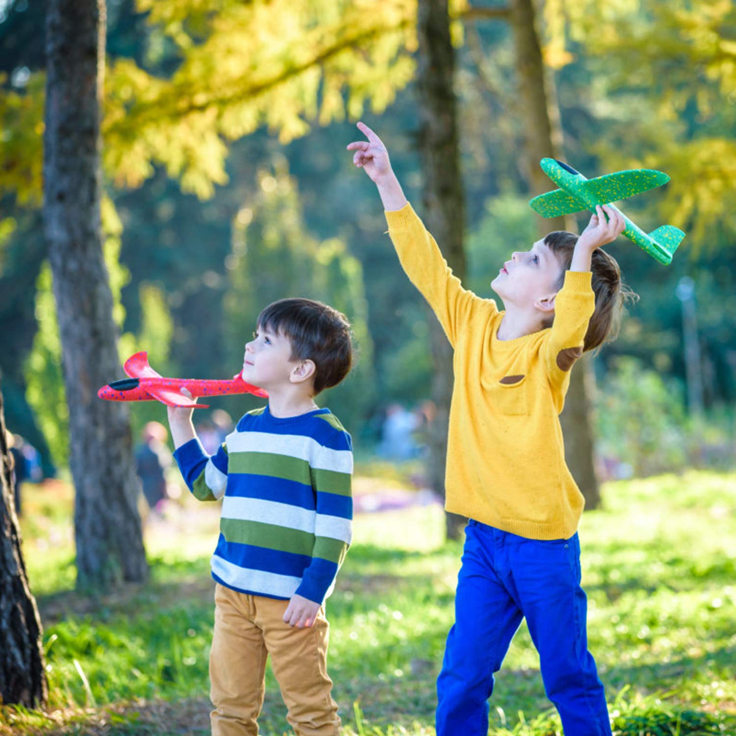 Aereo in schiuma - Aerei da aliante luminosi per bambini | Giocattolo