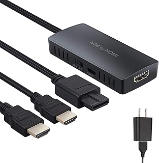 LiNKFOR N64 to HDMI Converter, HD Link Cable for N64, Support 1080P/720P for N64/GC/SNES, SNES to HDMI Cable, GC to HDMI