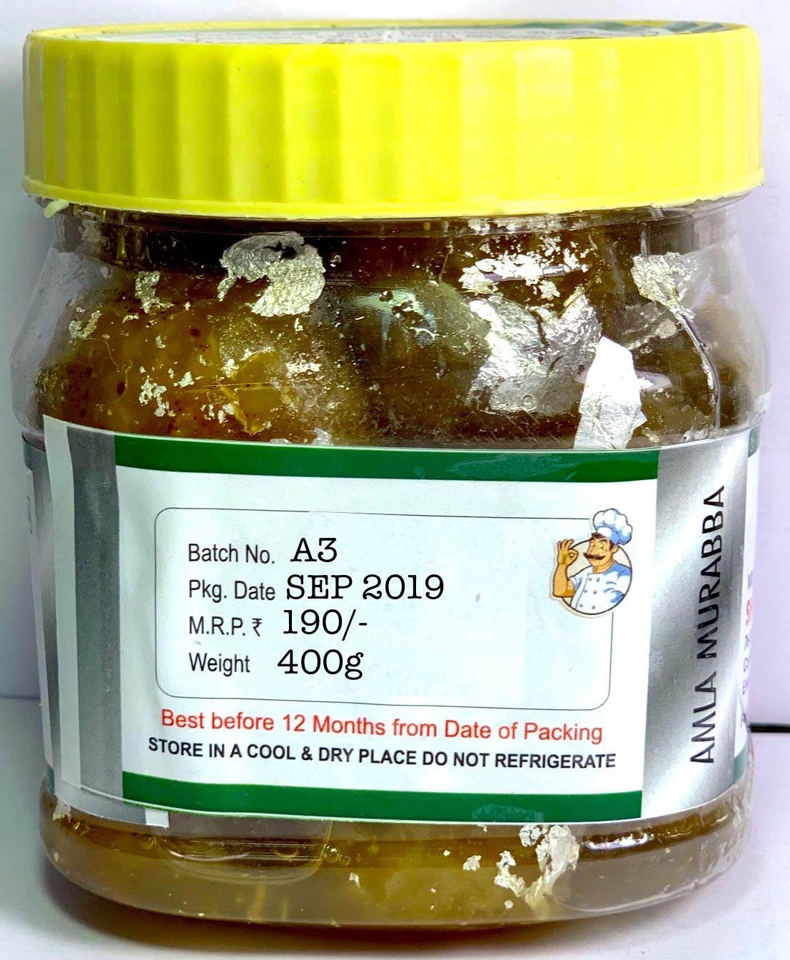gangawat amla murabba Silver Coated verk (400g) 1