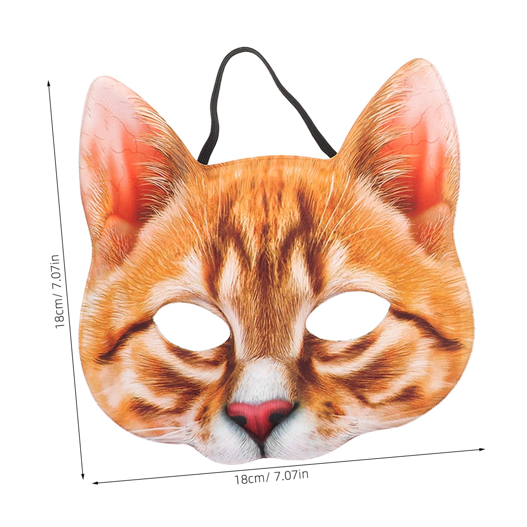 Cabilock 6 Pcs Maschera Di Halloween Maschera A Tema Di Halloween Decorativa Disegno Animale Del Partito Di Animale Decorazione