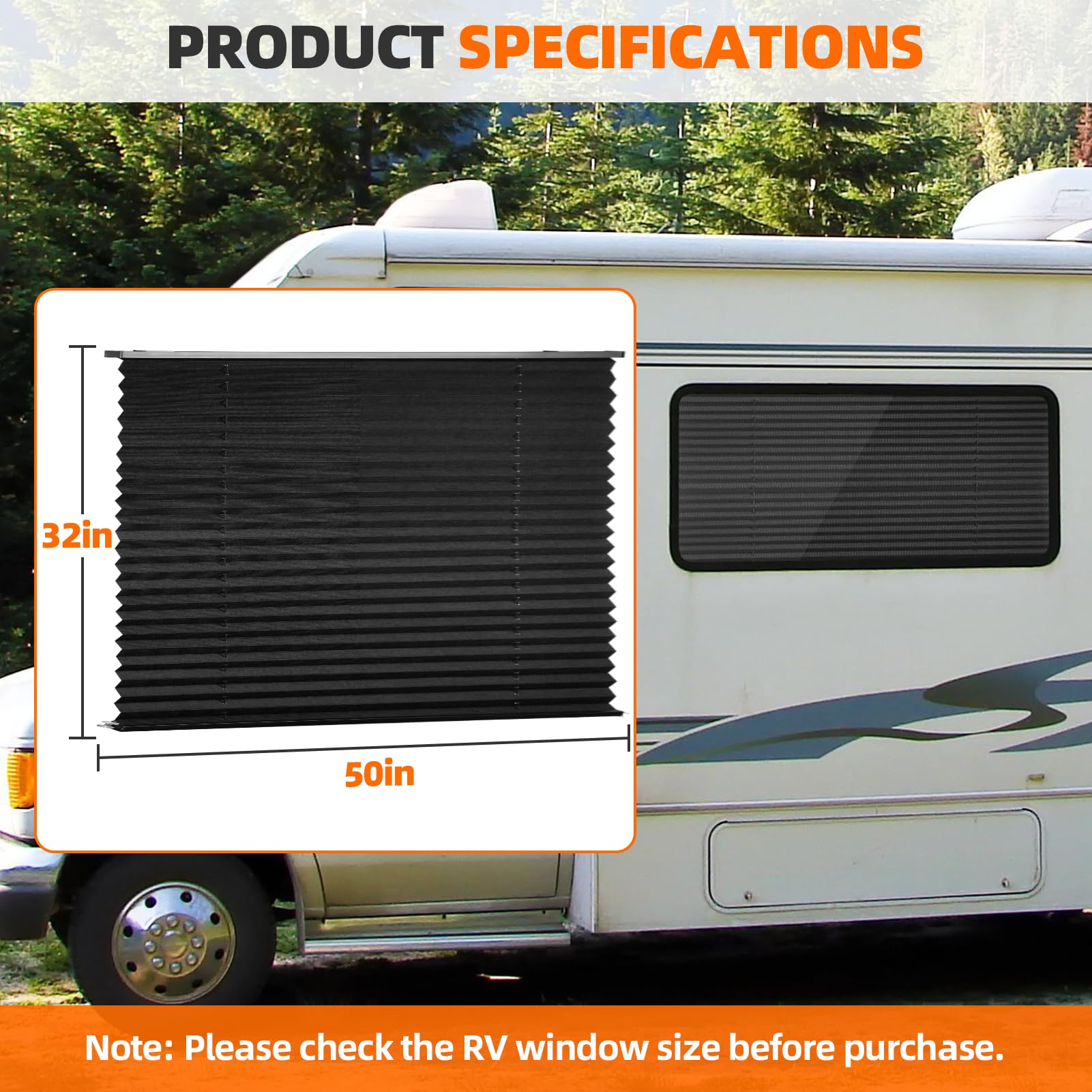 Snapklik.com : Teodute RV Window Shade