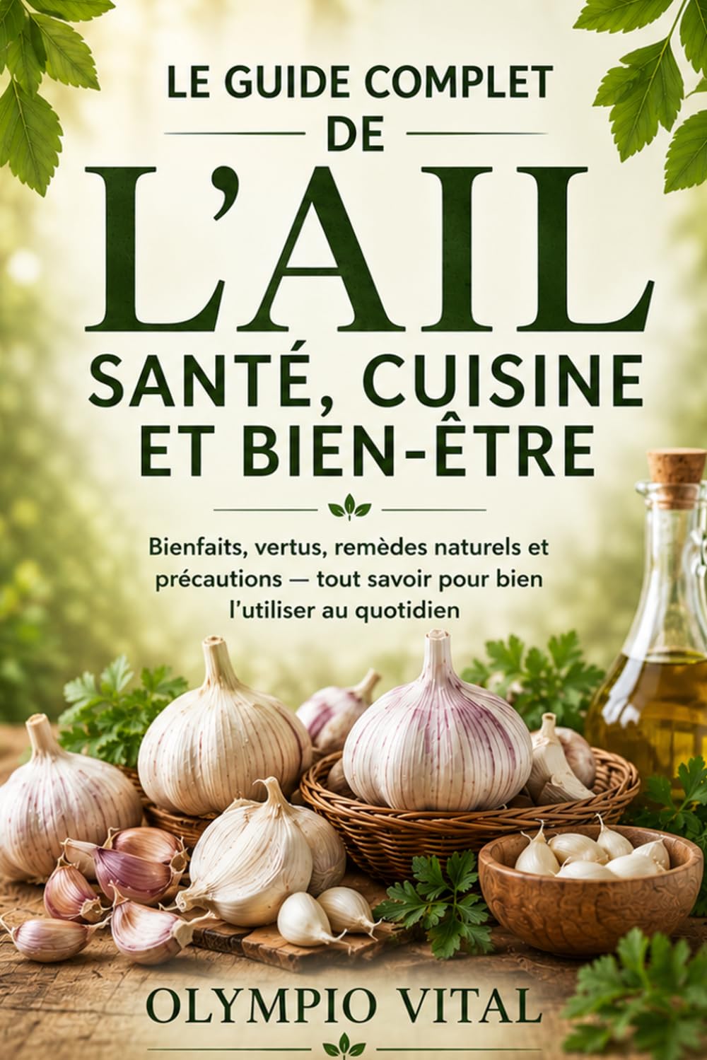 Le guide complet de l'ail santé : cuisine et bien-être: Bienfaits, vertus, remèdes naturels et précautions — tout savoir pour bien l'utiliser au quotidien