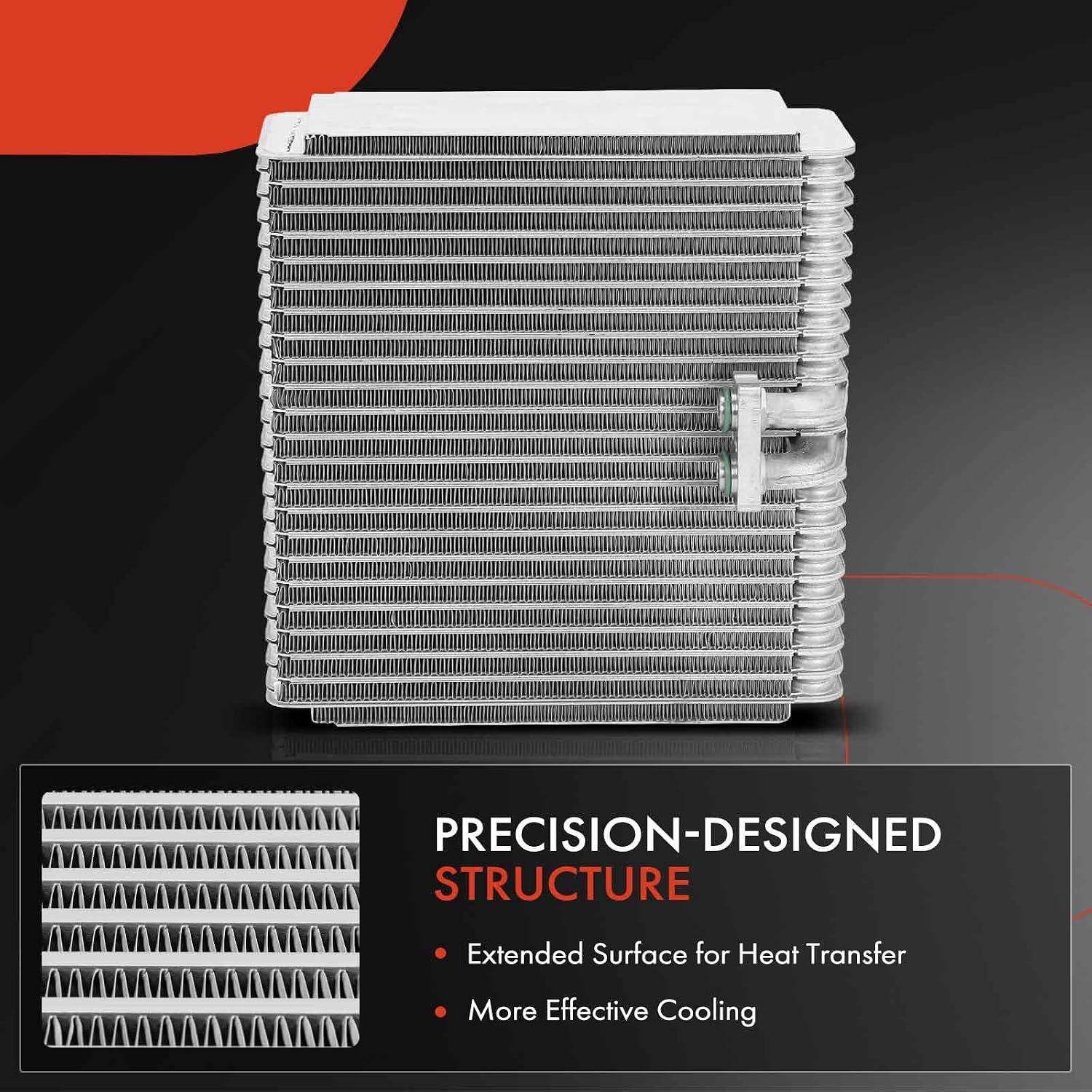 A-Premium Front AC Evaporator Core Compatible with Honda Odyssey 1995-1998 & Isuzu Oasis 1996-1999