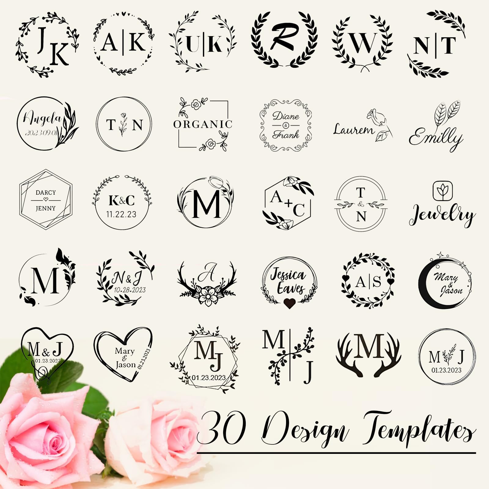 Custom Wax Seal Stickers, Personalized Self Adhesive Envelope Sealing Sticker, Decoration for Christmas Gift, Wedding Invitaion, Birthday Party (Custom Wax Seal Stickers)