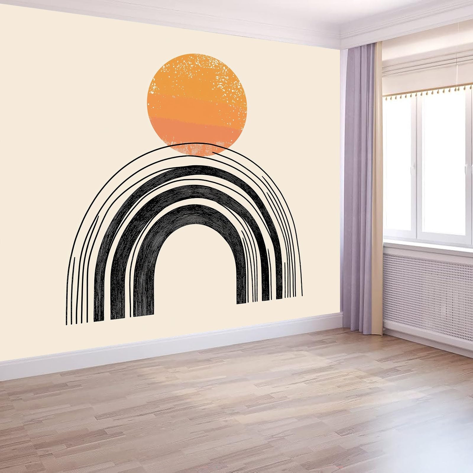 Fototapety Czeskie Zachód Słońca - Tapeta z włókniny, wodoodporna i oddychająca - Dekoracja ścienna do salonu, sypialni, biura - 400 x 280 cm, kolor