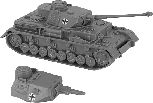 BMC CTS WW2 German Panzer IV Tank - Gray 138 Plastic Army Military Vehicle