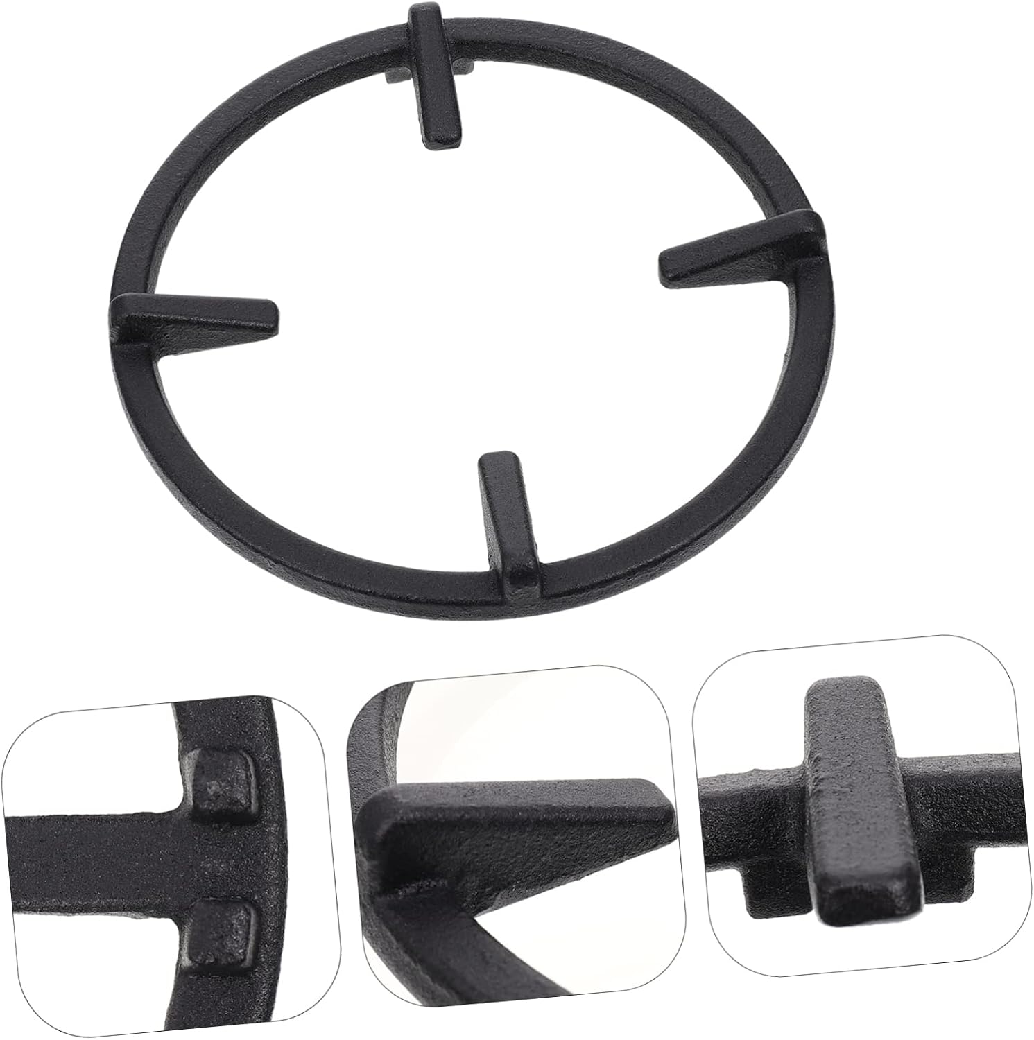 Cast Iron Gas Stove Holder with Anti Slip Stability