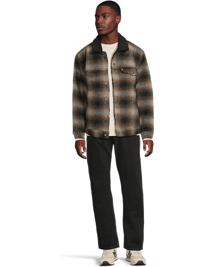 Levi's® Premium Relaxed Fit Plaid Trucker - #5 of 5