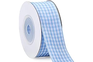 10 Yards Dorothy Ribbon Blue Gingham Ribbon