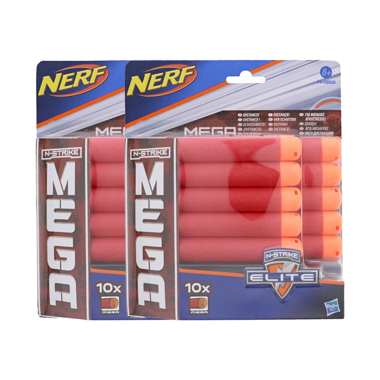 Fléchettes Nerf Mega N-Strike Elite avec sifflement aérien et mousse haute performance