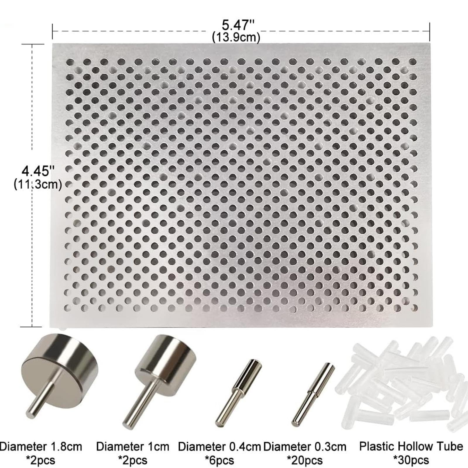 Qianly Drahtbiegeschablone, Schmuckherstellungswerkzeug Set, DIY Handwerk, Herstellung von Drahtwickelzubehör, Drähte Biegevorrichtung und Drahtwickelwerkzeug für Anfänger