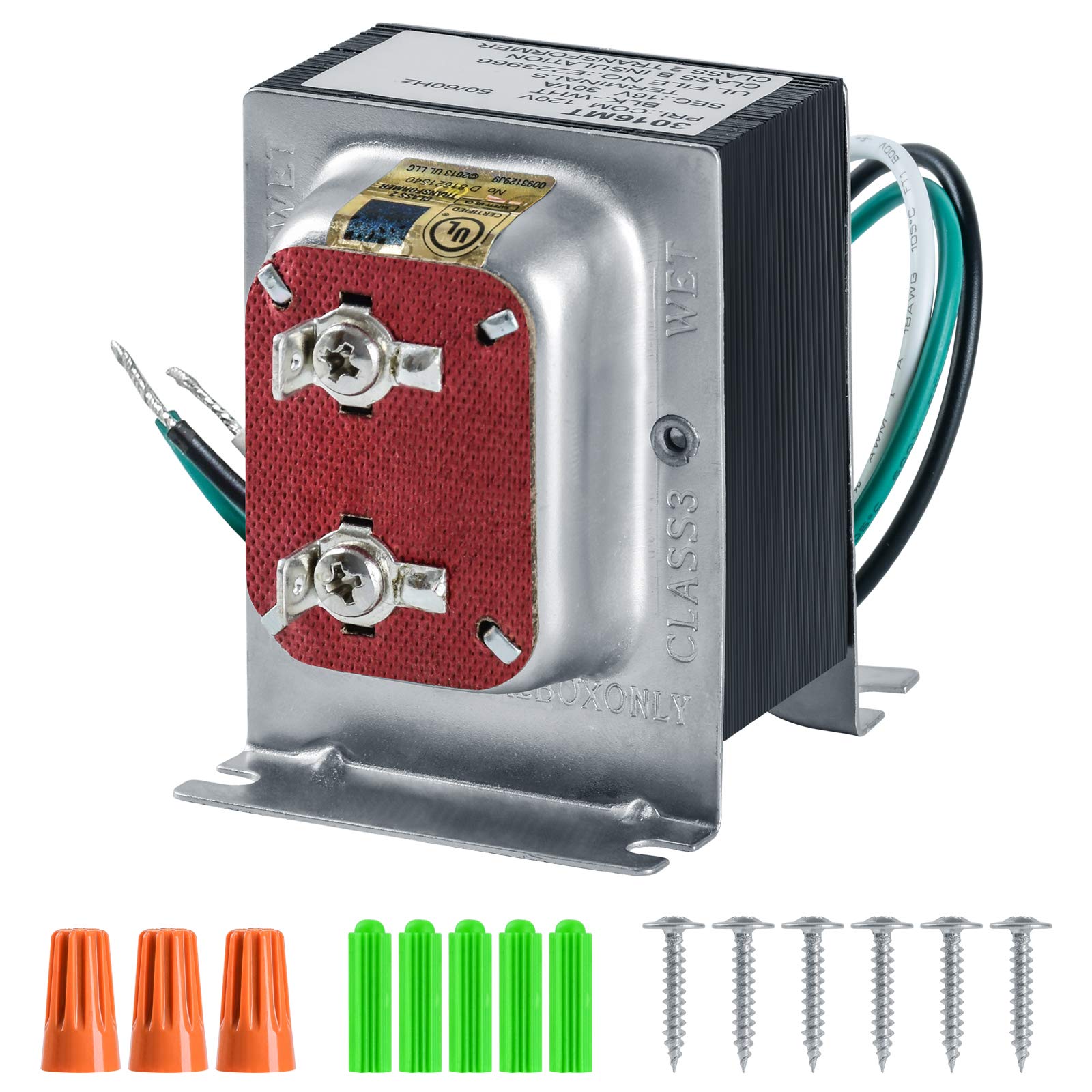 Buy Doorbell Transformer, Briidea 16V 30VA Door Transformer, Power