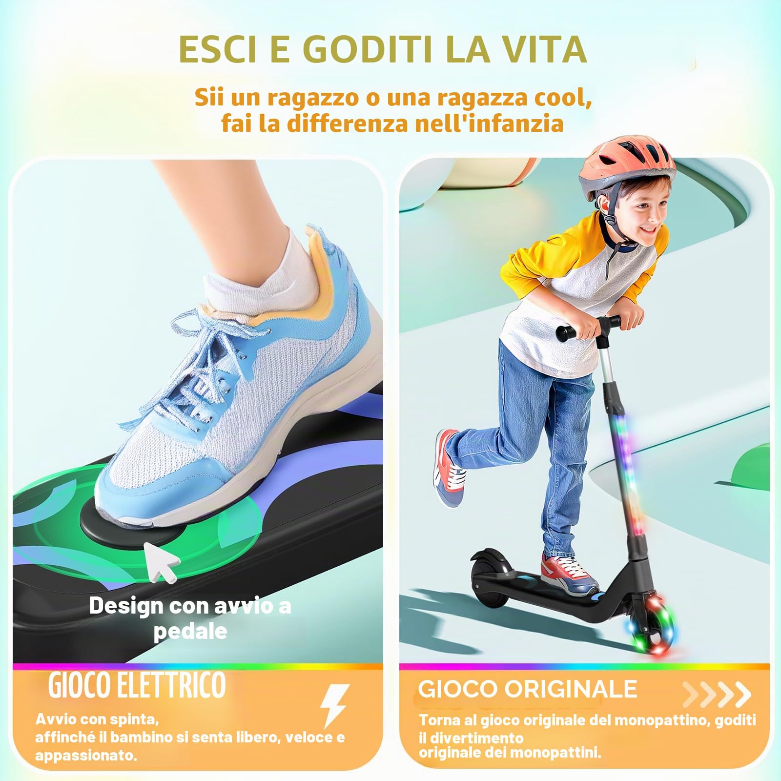 SISIGAD Yd531s - Scooter e Bambini Gioventù Unisex