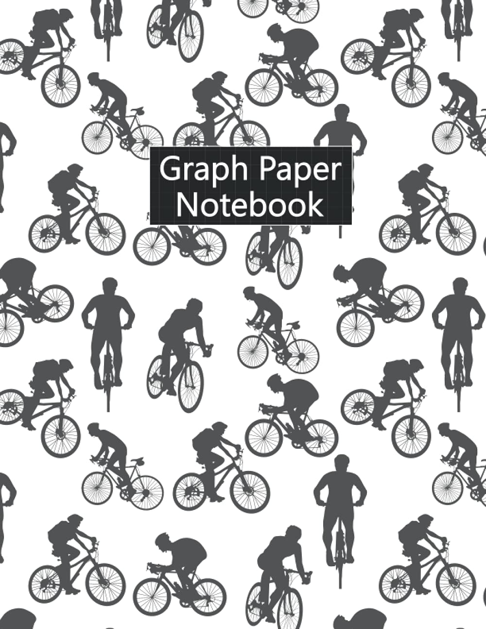 Mountain Bike Graph Paper: Mountain Bike Graph Paper Notebook To Write Notes, 4x4 Quad Rule - 8.5" x 11" Inches - 100 Pages