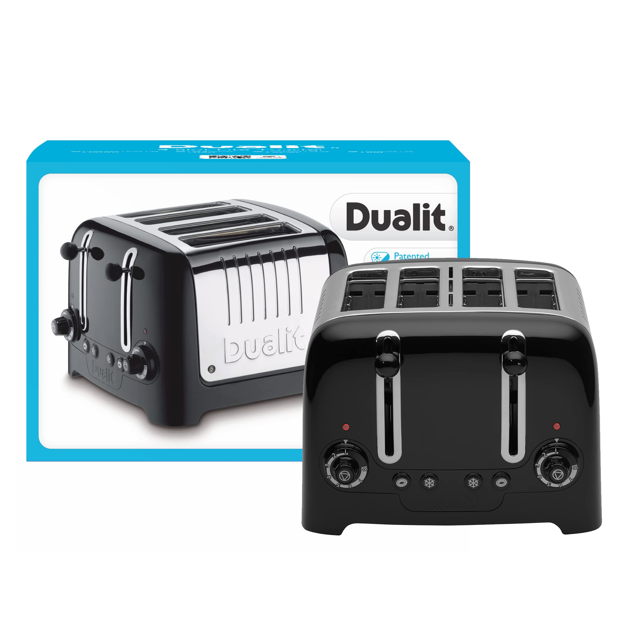 Grille-pains 4 Fentes 2200w Noir - 46225
