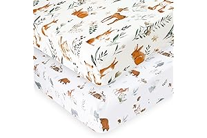PHF Soft Crib Sheet Fitted: Dreamy Comfort for Your Little Forest Dweller