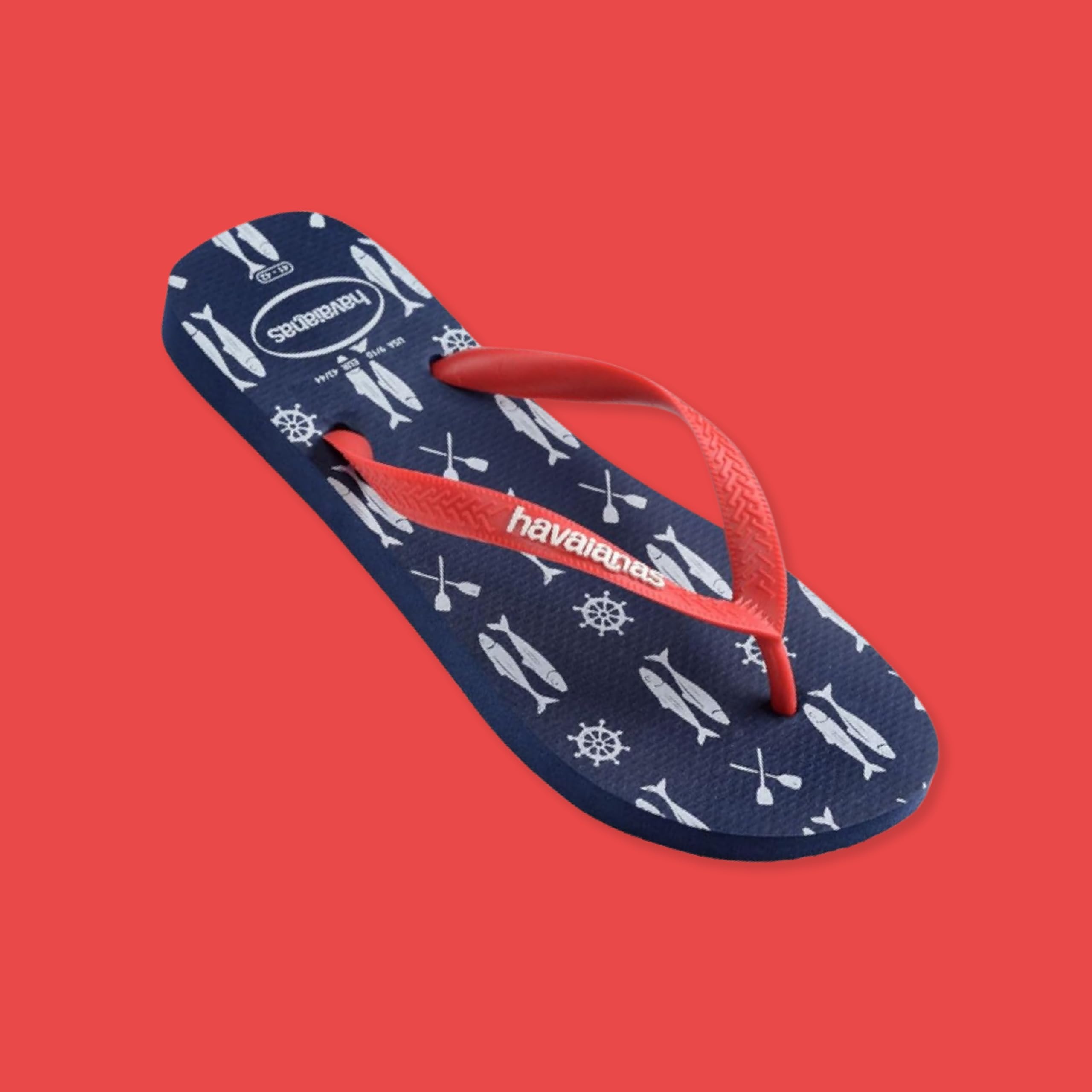 Havaianas - Top Nautical, Infradito Da Uomo Comode, Leggere E Versatili, Design Alla Marinara, Cinturini Larghe, Uomo