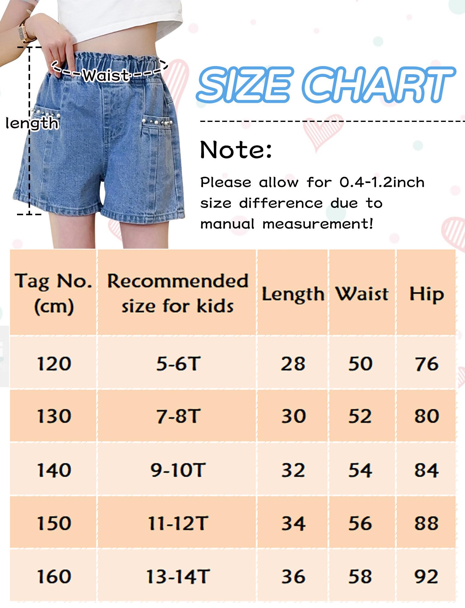 SEAUR Pantaloncini in denim strappati con orlo grezzo elastico in vita gamba dritta pantaloncini jeans casual estivo skort