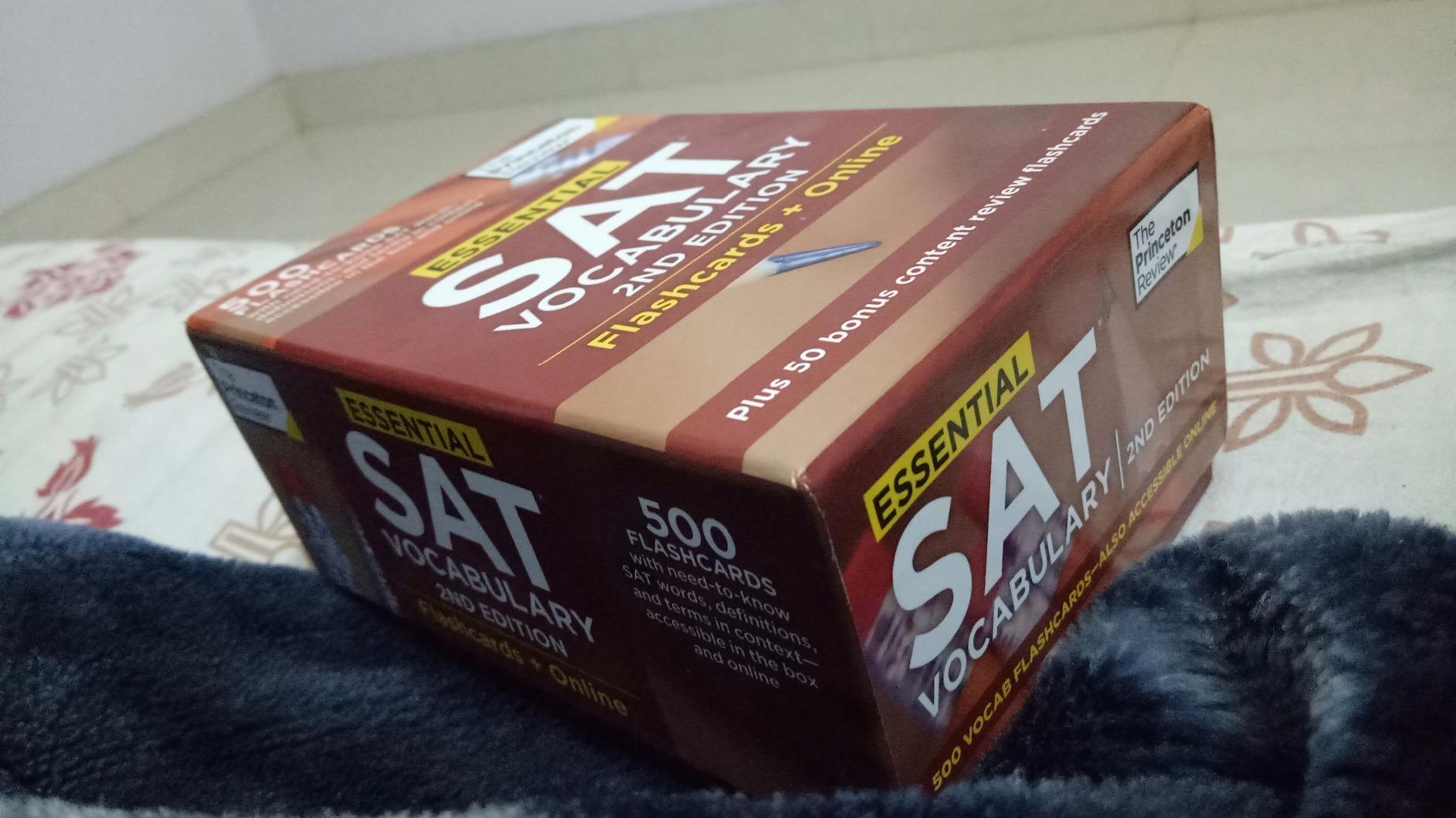 Essential SAT Vocabulary, 2nd Edition: Flashcards + Online: 500 ...