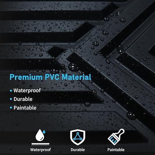 Miniatura 4 de STICKGOO Paneles de pared 3D para despegar y pegar, paneles de pared decorativos para decoración de paredes interiores, paneles decorativos de PVC