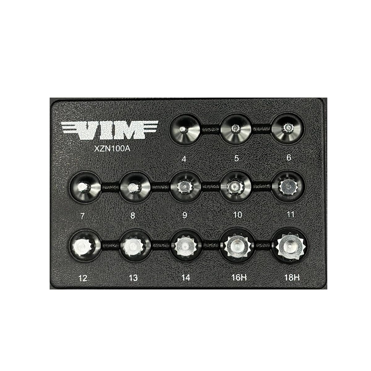 Amazon.com: VIM Tools 13 PC. XZN Driver Set - 3/8'' DR. : Tools