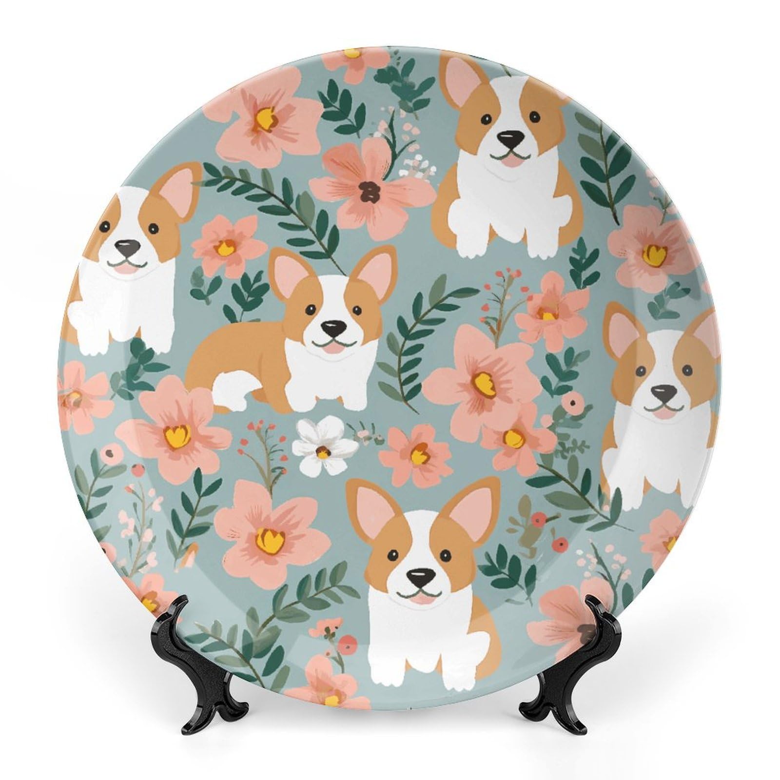 Assiettes de présentation en porcelaine anglaise, cadeau fleurs de printemps