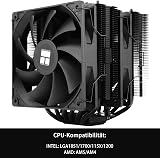 Thermalright Peerless Assassin 120 SE Refroidisseur d'air pour processeur, 6 caloducs, deux ventilateurs TL-C12C PWM, refroidissement CPU de 155 mm, forAM4/AM5 et Intel LGA 1851/1700/1150/1151/1200 - 3