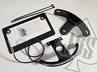 Vista 2 de JBSporty Kit de soporte de placa de matrícula de luz trasera LED/media luna. Compatible con Harley Davidson Sportster S 1250. Aspecto limpio