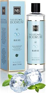 Blue Ice Summer Cologne for Men 400ml (14 fl Oz) - Vegan, Natural, Refreshing Scent, Cool Arctic Icy Fresh Scent, Long Lasting Summer Cologne, Eau De Cologne