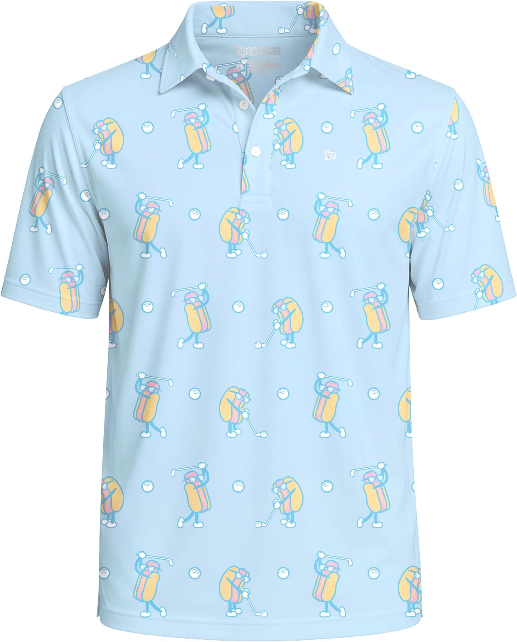 Men's Performance Golf Shirt - 4-Way Stretch, Quick Dry, Athletic Cut - Golf Polo