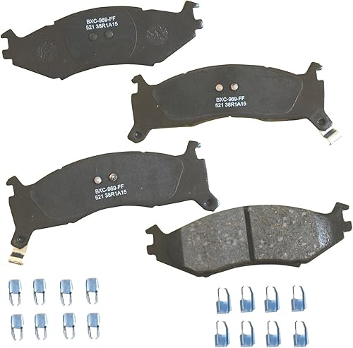 Miniatura 195 de Pastillas de freno delanteras cerámicas Bendix Premium SBC11 para modelos seleccionados Dodge Dart, Ford Fairlane, Falcon, Sedan Delivery, Mustang