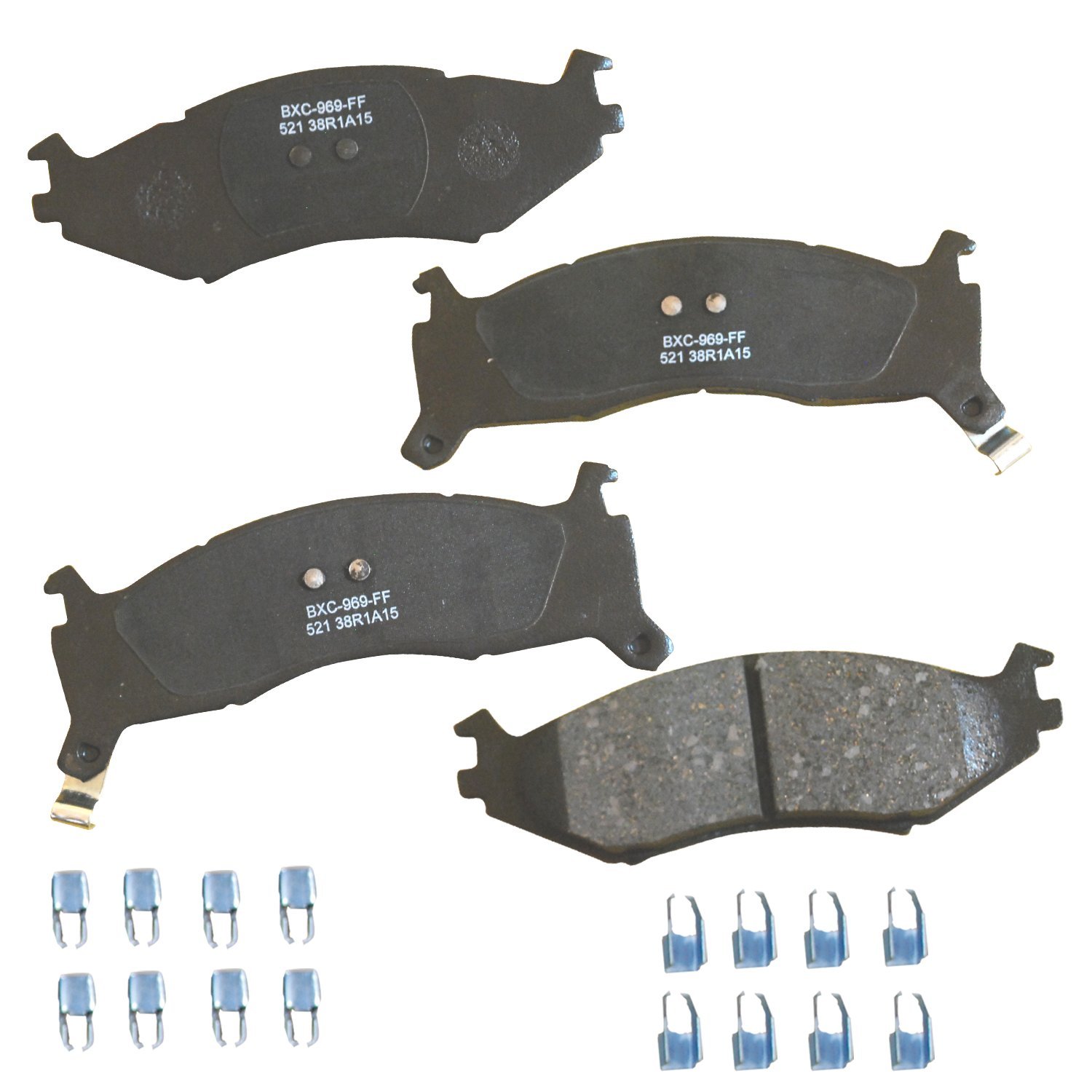 Bendix Premium SBC521 Ceramic Front Brake Pads for Select Models Chrysler Dynasty,Grand Voyager,Imperial,LeBaron,New Yorker,Shadow,Spirit,Town &amp; Country,Dodge Caravan,Daytona,Plymouth Acclaim,Sundance