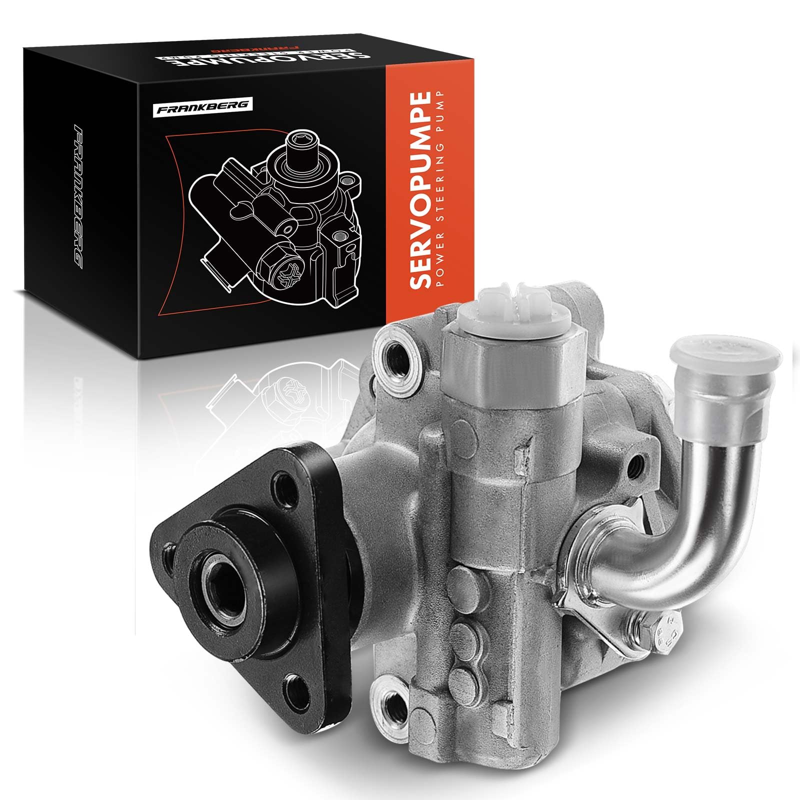 Frankberg Pompa servosterzo idraulica senza pulegge 7L8422154D | Compatibile con: Q7 4LB, T.o.u.a.r.e.g 7L6 7L7 7LA